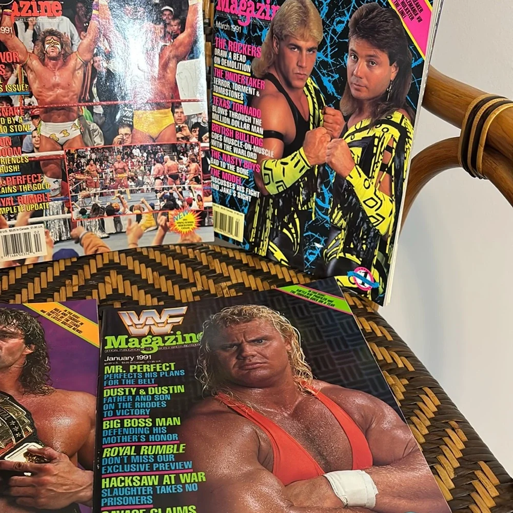Vintage WF Wrestling Magazines - Picture 3 of 6